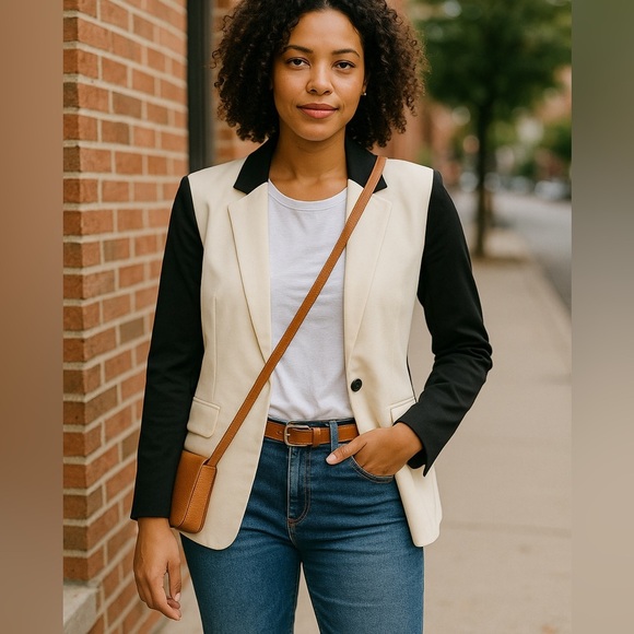 Michael Michael Kors Two-Tone Blazer Jacket
Size 2 • New with Tags - Picture 2 of 9